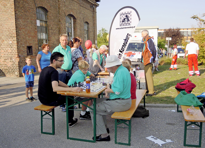 Schachverein Korneuburg am Hafenfest 2017 Foto 1