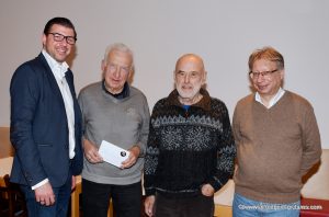 Stadtrat Martin Peterl, Franz Brandstetter, Hubert Holzinger und Kurt Broneder