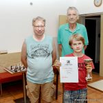 Schachverein Korneuburg - Jugendmeisterschaft 2018 - Kurt Broneder, Hans Haider und Arthur Wittek